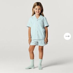 Posh Peanut Flannelette Luxe Pajama Short Set
Starry Blue 3T-4T